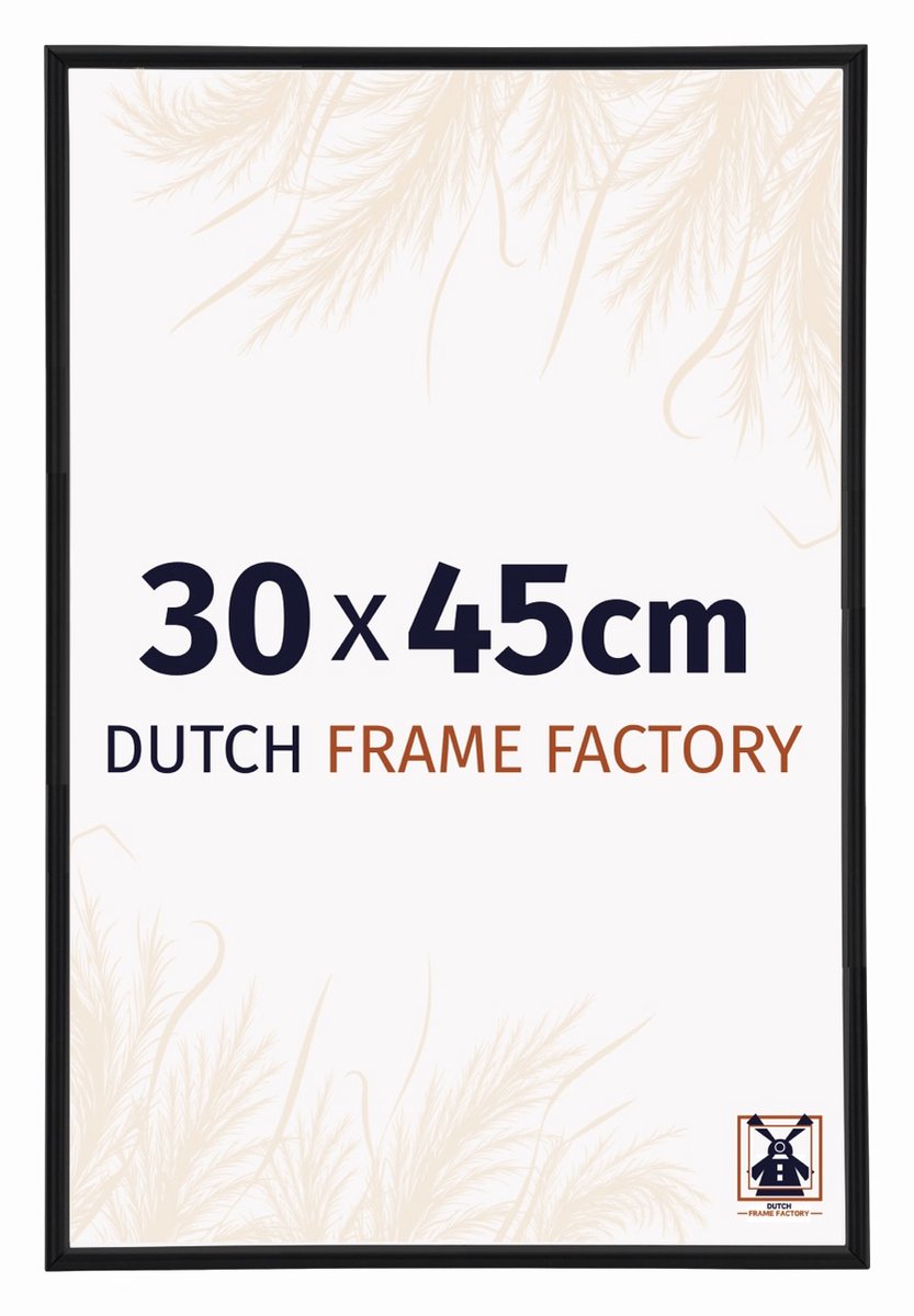 Dutch Frame Factory Fotolijst 30x45 cm - Kunststof - Zwart Mat - Angers
