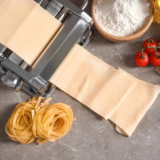Handmatige Cavatelli Maker Machine, roestvrijstalen Macaroni Maker met gemakkelijk te reinigen rollen, Macaroni Noodle Pasta Press Machine voor Spaghetti Fettucini, Gnocchi, Orecchiette