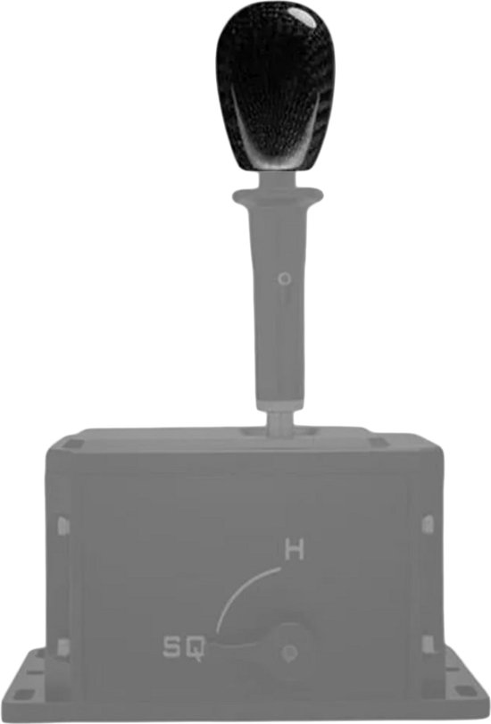 Simagic taps toelopende schakelpookknop - koolstofvezel, zwart van Simagic — afbeelding 2