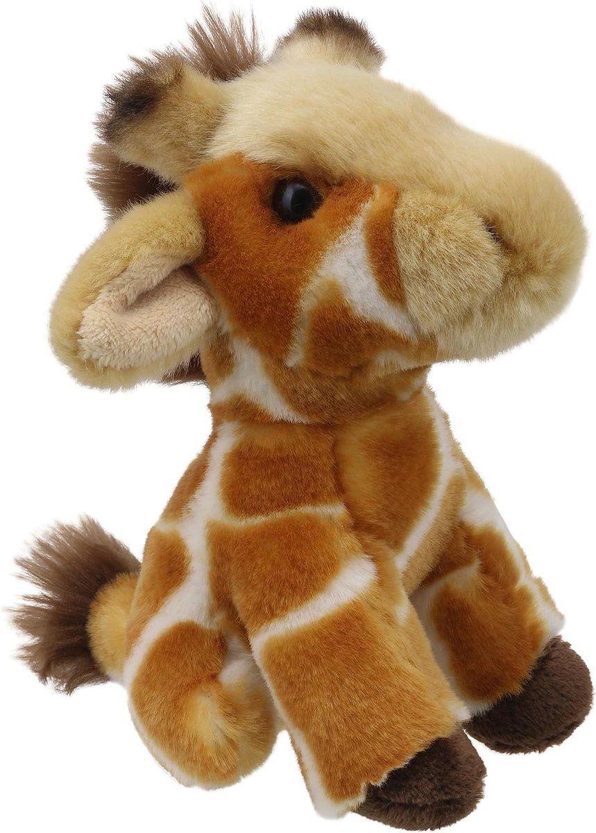 Giraf Pluche Speelgoed - Knuffel Dier - Verjaardagscadeau - Zacht Polyester Materiaal - 15 cm Hoog