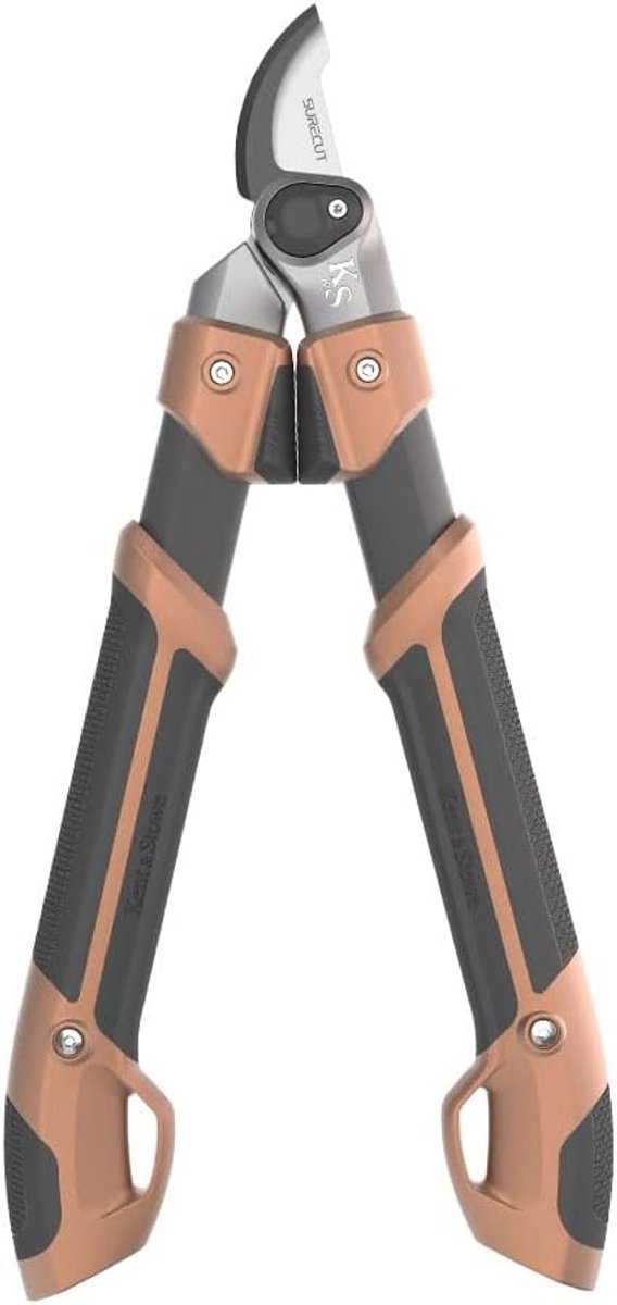 Takkenschaar Bypass - Snoeischaar Tuin - Levend Hout Snoeien - Reflex Energiesysteem - 1 inch - Grijs Koper
