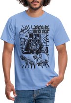 Star Wars Personages Darth Vader Chewbacca C3PO T-Shirt Heren