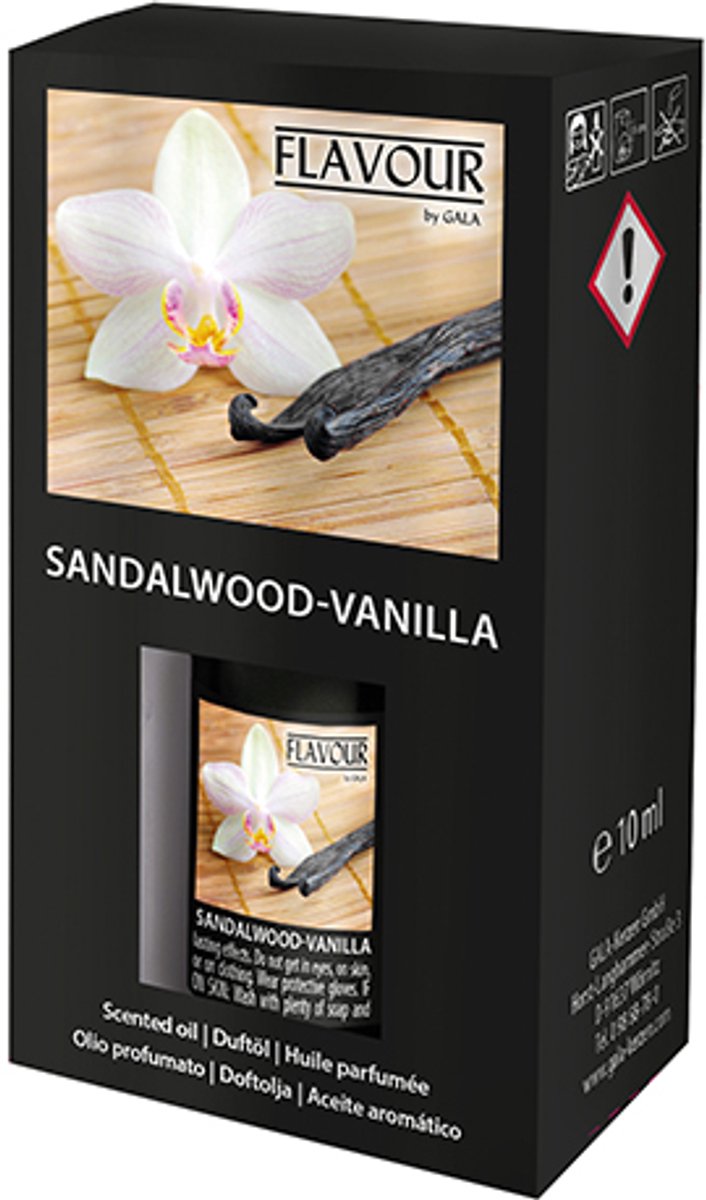 4x GALA Geurolie 10 ml Sandalwood-Vanilla
