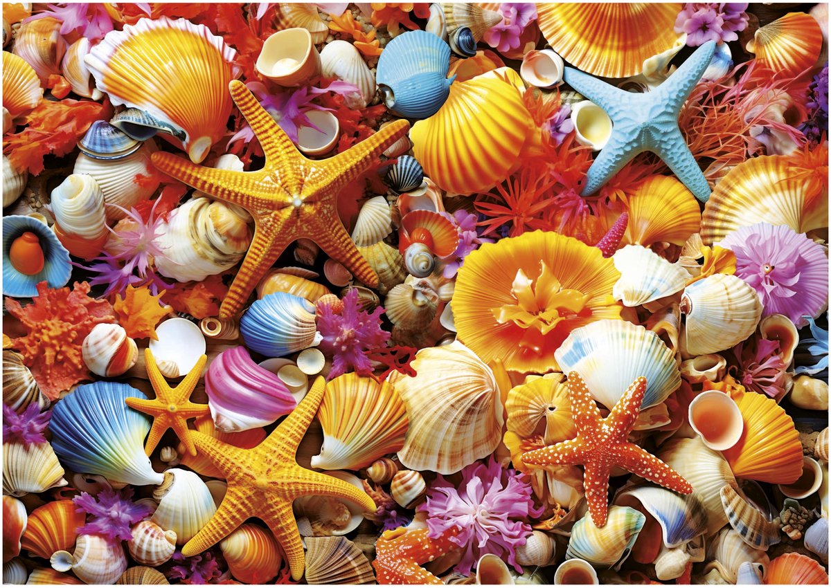 legpuzzel - Collage de Conchas 1000 Stukjes de Educa, édition Multicolore – boîte