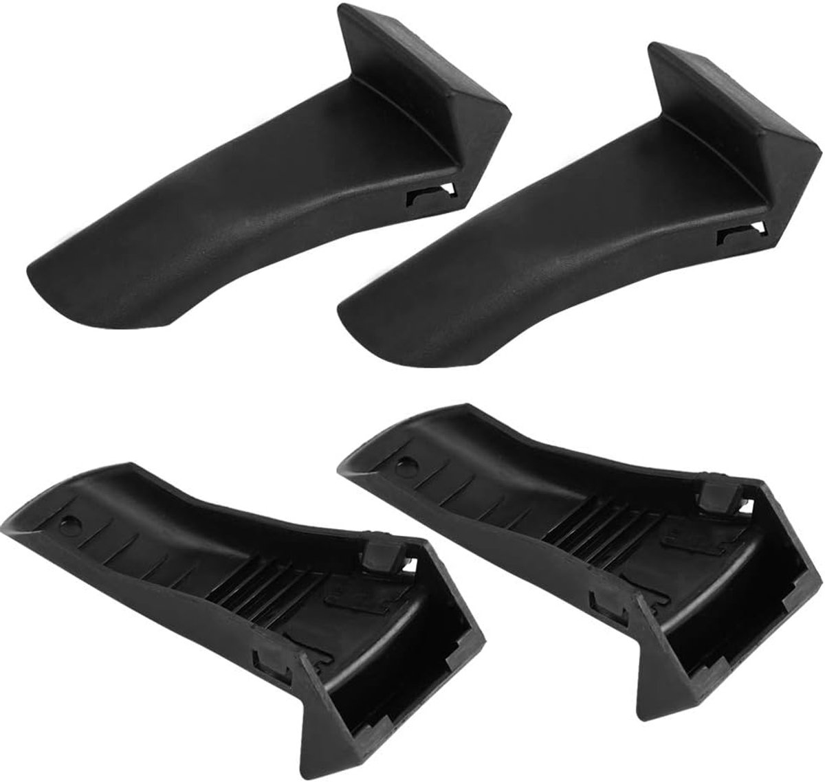 Bandenwisselaar Kaakbeschermers - Klemhoezen Beschermers - Autoband Reparatie - Beschermt Velgen - 4 Stuks Set - Zwart