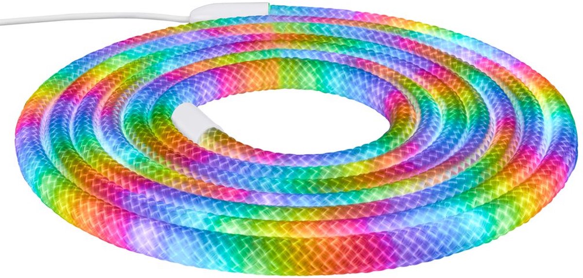 Briloner LED Strip - 5 meter - RGBWIC kleurwisseling - met afstandsbediening - 360 graden verlichting - wit - gaming - voor woonkamer