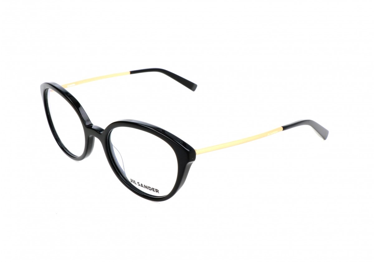Jil Sander J4007 Black/rosÉ gold 52/19/140 WOMAN Brilmonturen