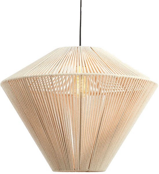 Light & Living Hanglamp Felida - Crème - Ø53cm - Modern - Hanglampen Eetkamer, Slaapkamer, Woonkamer
