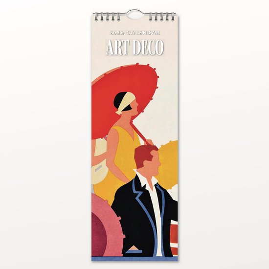 Calendrier Art Deco Slimline 2026