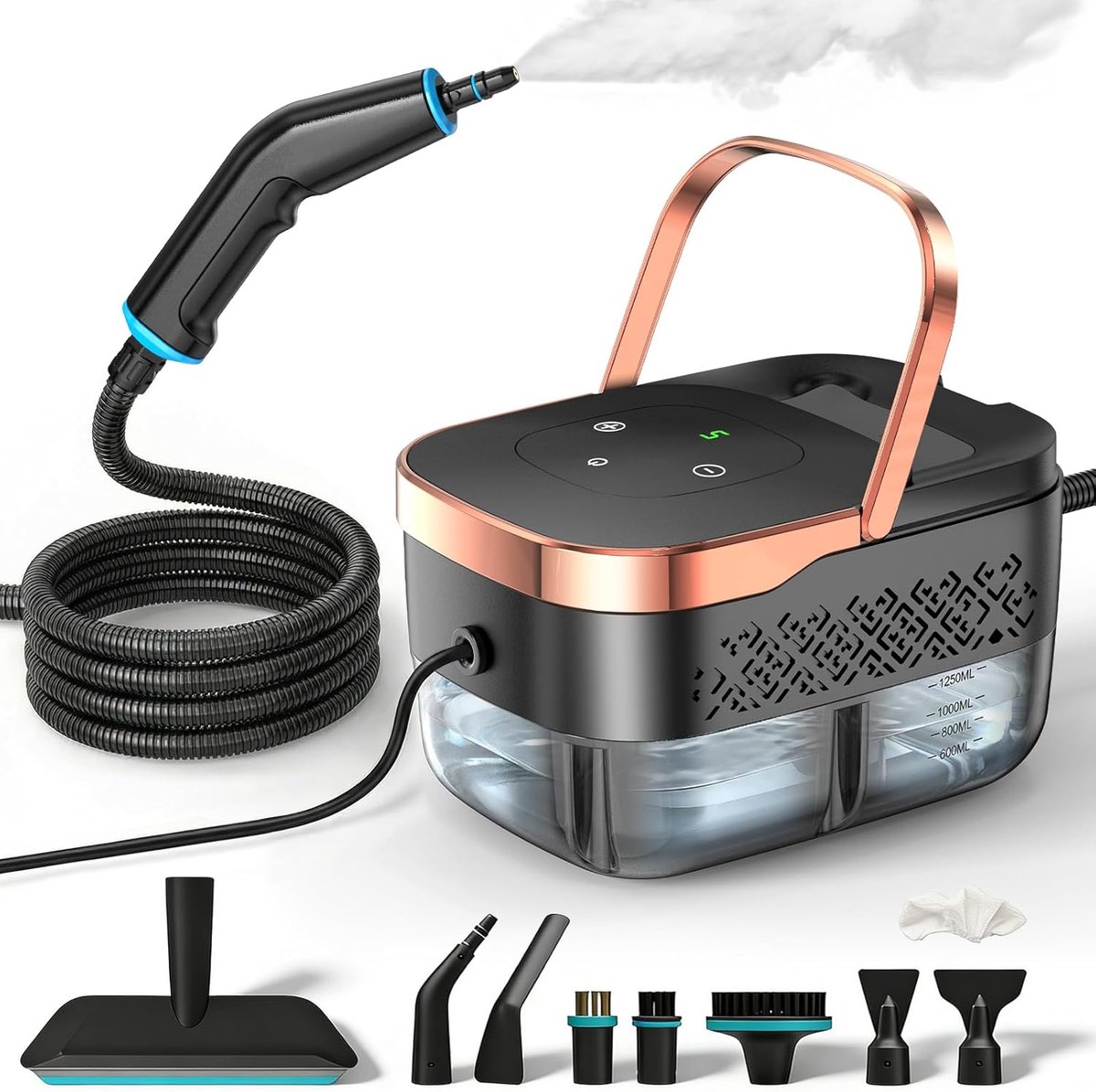 Handstoomreiniger 2500W – Hogedruk stoomreiniger – Multifunctioneel reinigingsapparaat