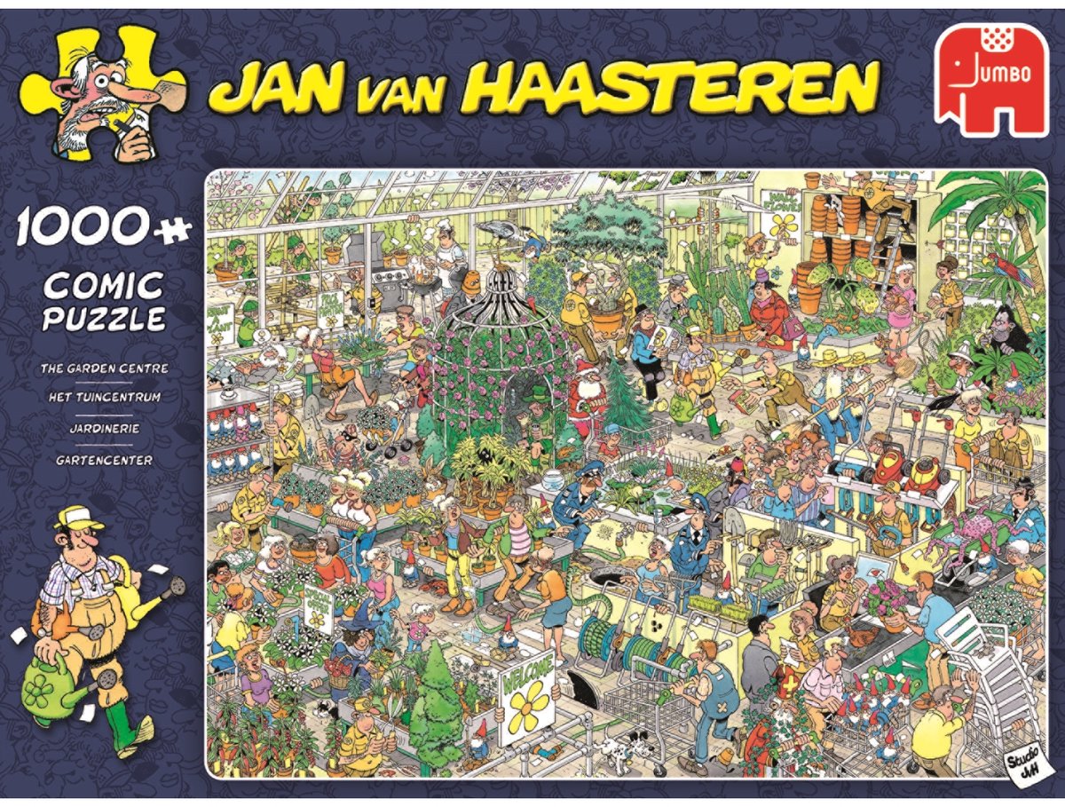 Jan van Haasteren - Het Tuincentrum - 1000 stukjes puzzel - Legpuzzel — afbeelding 7