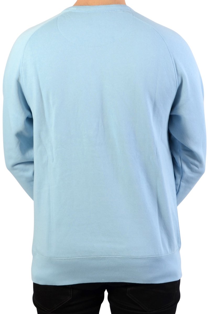 Heritage EH H-sweater met ronde hals effen Blauw