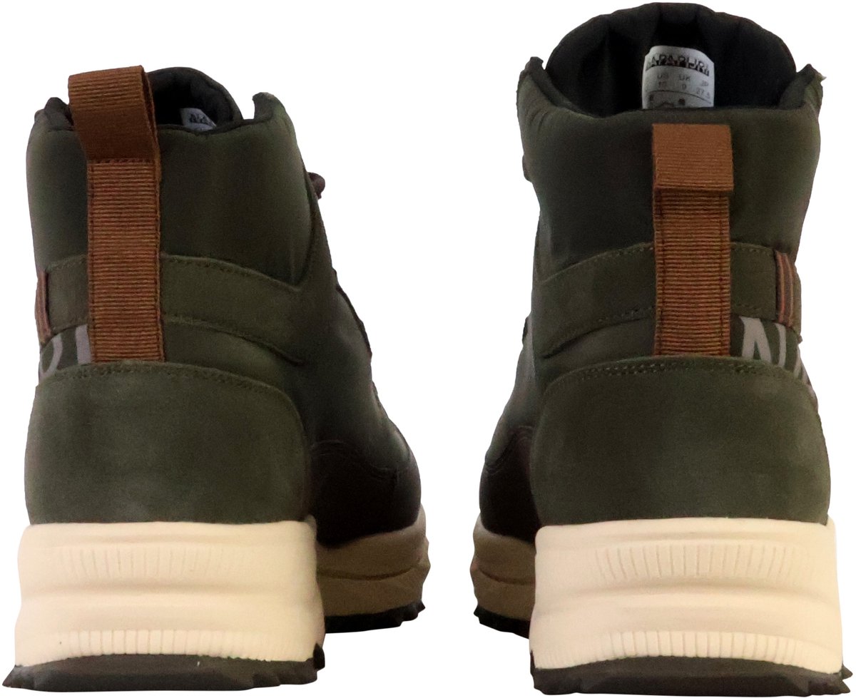 Vortec hoge leren sneakers Groen
