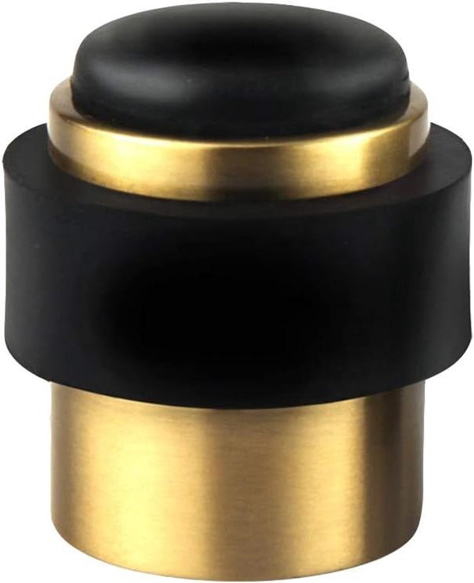 Deurkruk Stopper - Deur Stopper Deur Buffer - Deur Beschermen - Zware Kwaliteit Rubber - 200 Gram - Geborsteld Goud