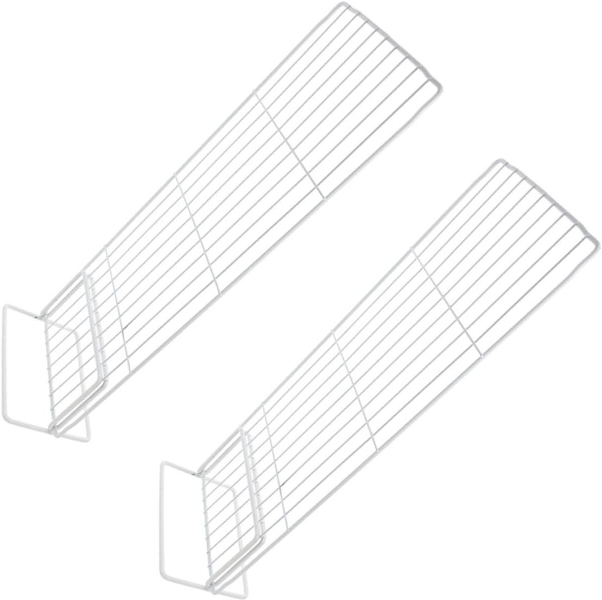 Vriezer Scheidingswand - Koelkast Verdeler - Efficiënt Organiseren - Geventileerd Gaasontwerp - 46 x 17 x 10 cm - Wit