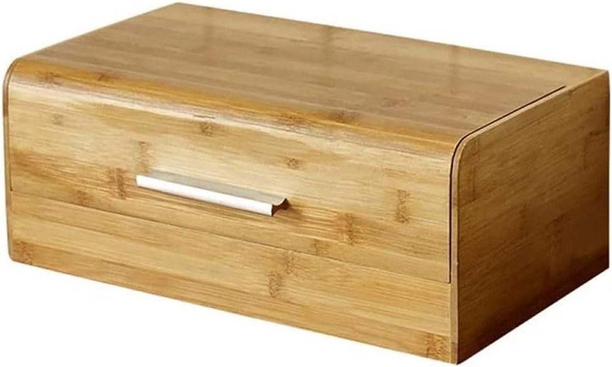 Brooddoos Keuken - Opbergdoos Hout - Brood Vers Houden - Met Lade - 35 x 20 x 14 cm