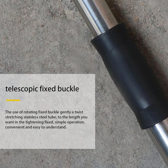 Autowasborstel - Auto poetsborstel - Voertuigonderhoud - Telescopische steel - Verstelbaar - Uniek — afbeelding 3