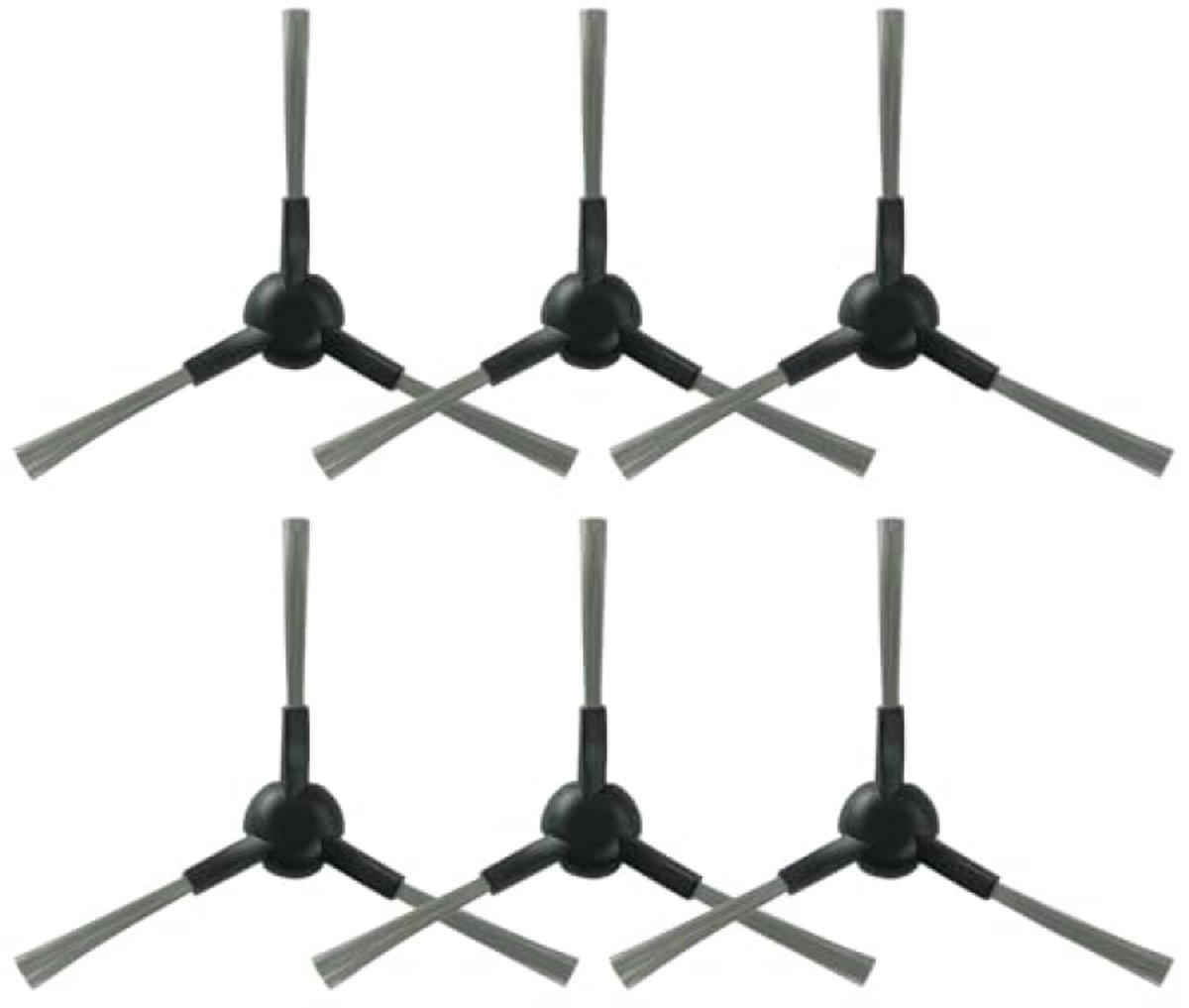 PromoHome Zijborstels Compatibel met Dreame L10s, L20, X30, Mova E30 Ultra en L40s Ultra - Duurzaam en Zacht voor Vloeren