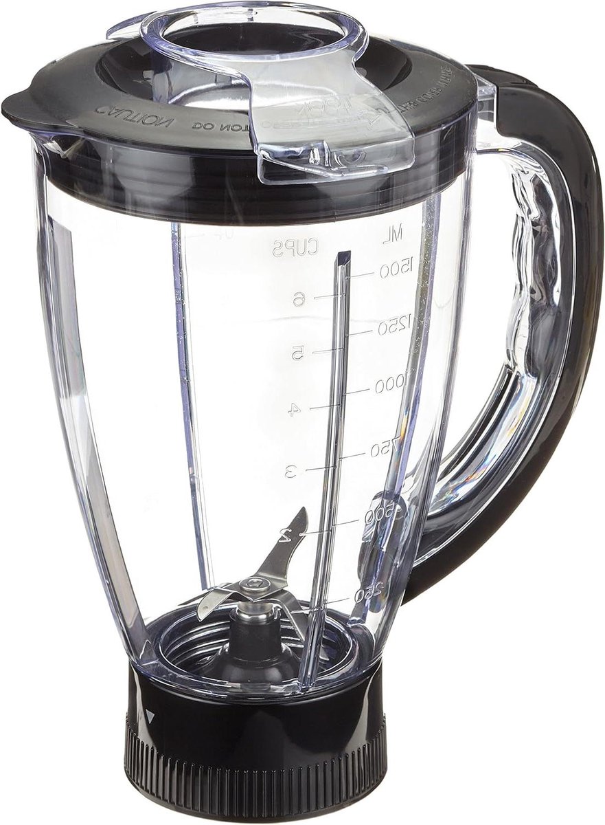 Blender Opzetstuk Keukenmachine Accessoire Sauzen en Dips Maken BPA-vrij Plastic 0.5 Kilogram Zwart