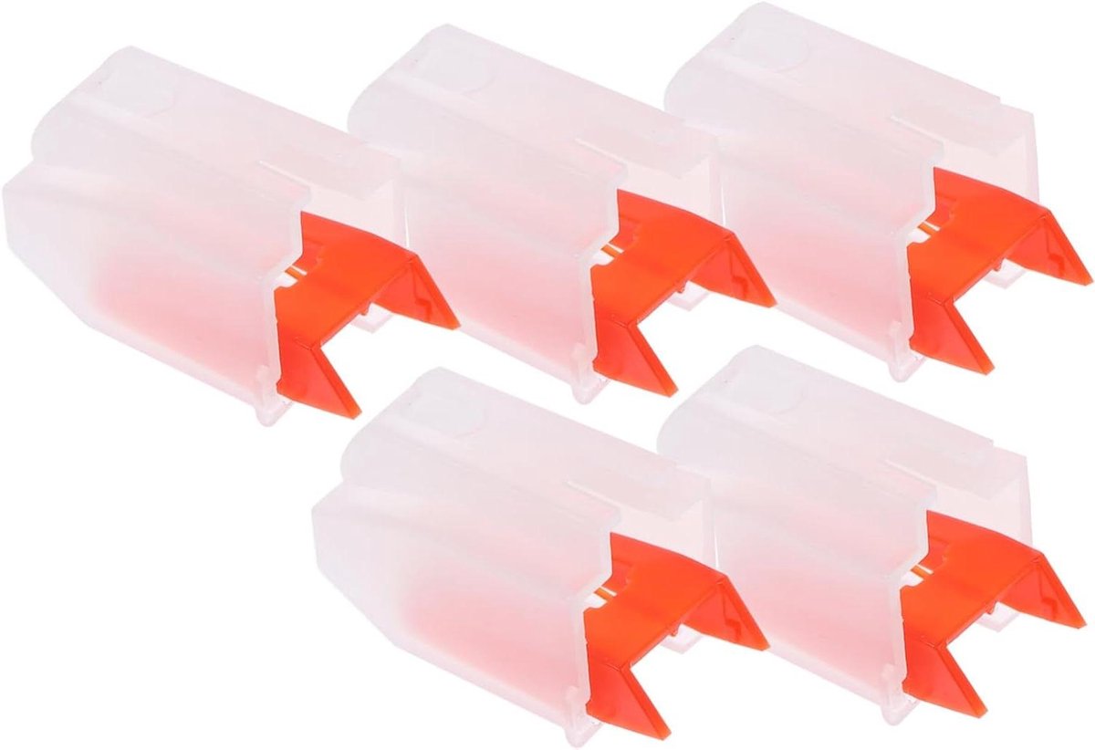 Platenspeler Naalden - Stylus Pennen - Muziek Afspelen - Precisie Naald - 5 Stuks - Rood