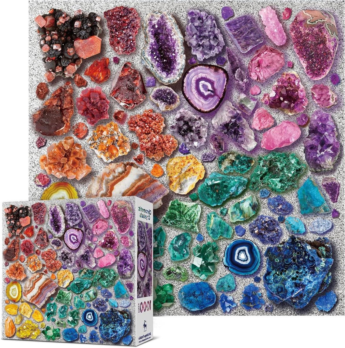 Legpuzzel - Volwassen Puzzel - Ontspanning - Niet-verblindende afwerking - 1000 stukjes - Chromatische Kristallen