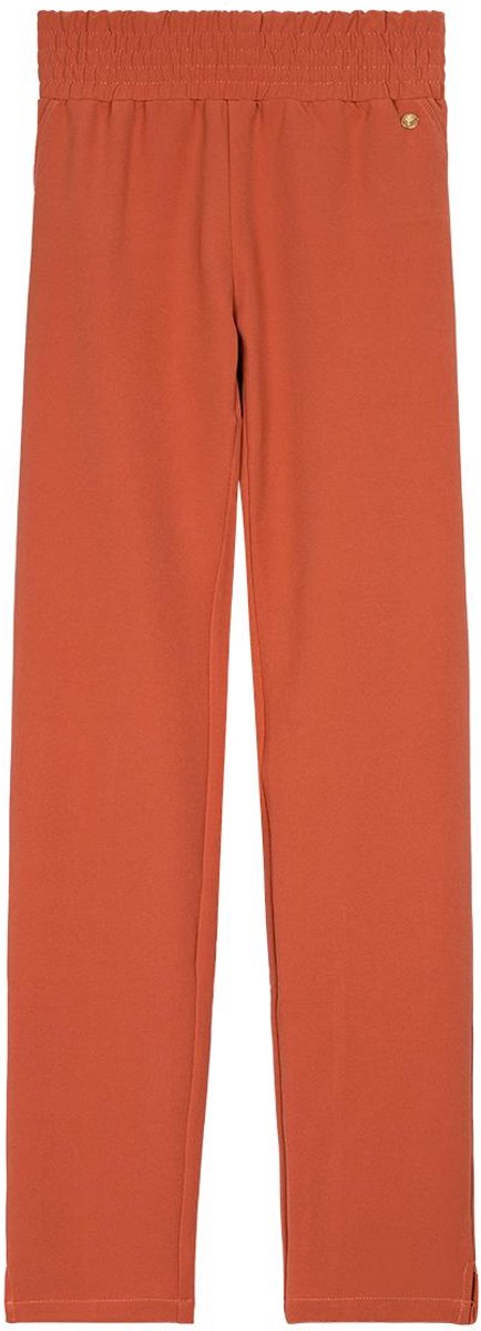Comfortabele Slim Fit Legging met Hoge Elasticiteit - Oranje - Maat S