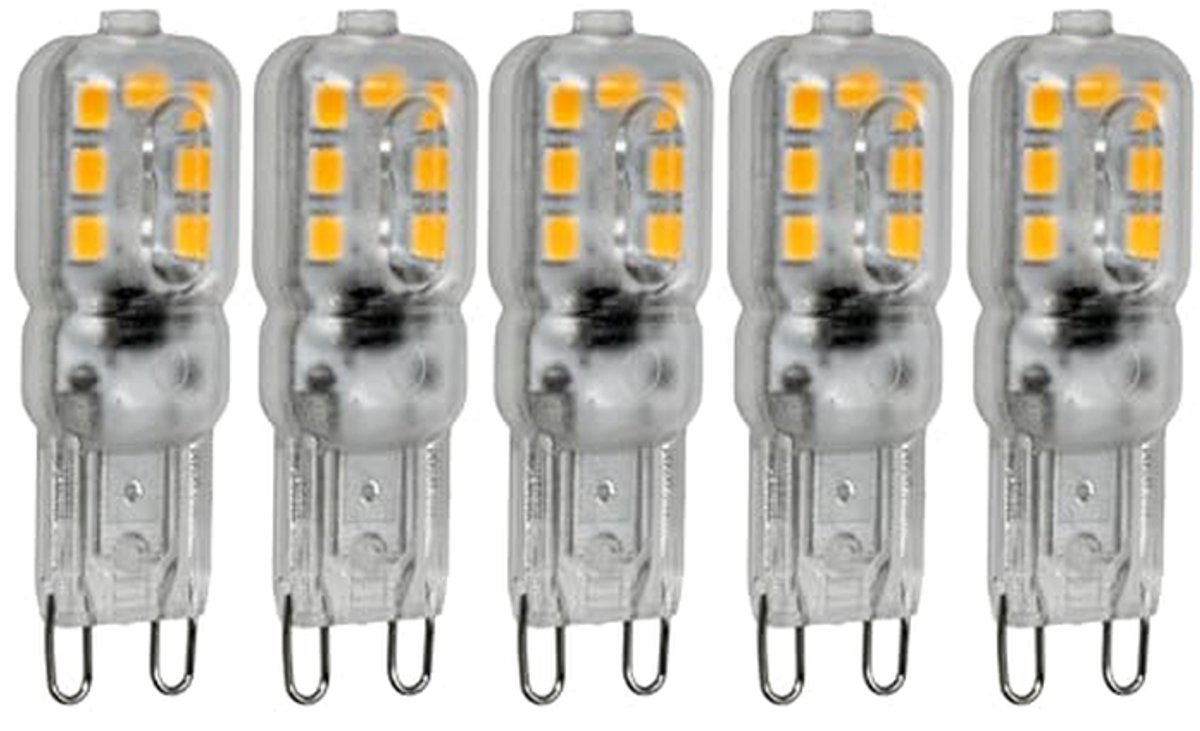 LED Lampen - Gloeilampen - Huis Verlichten - Energiezuinig - 5 Stuks - Wit