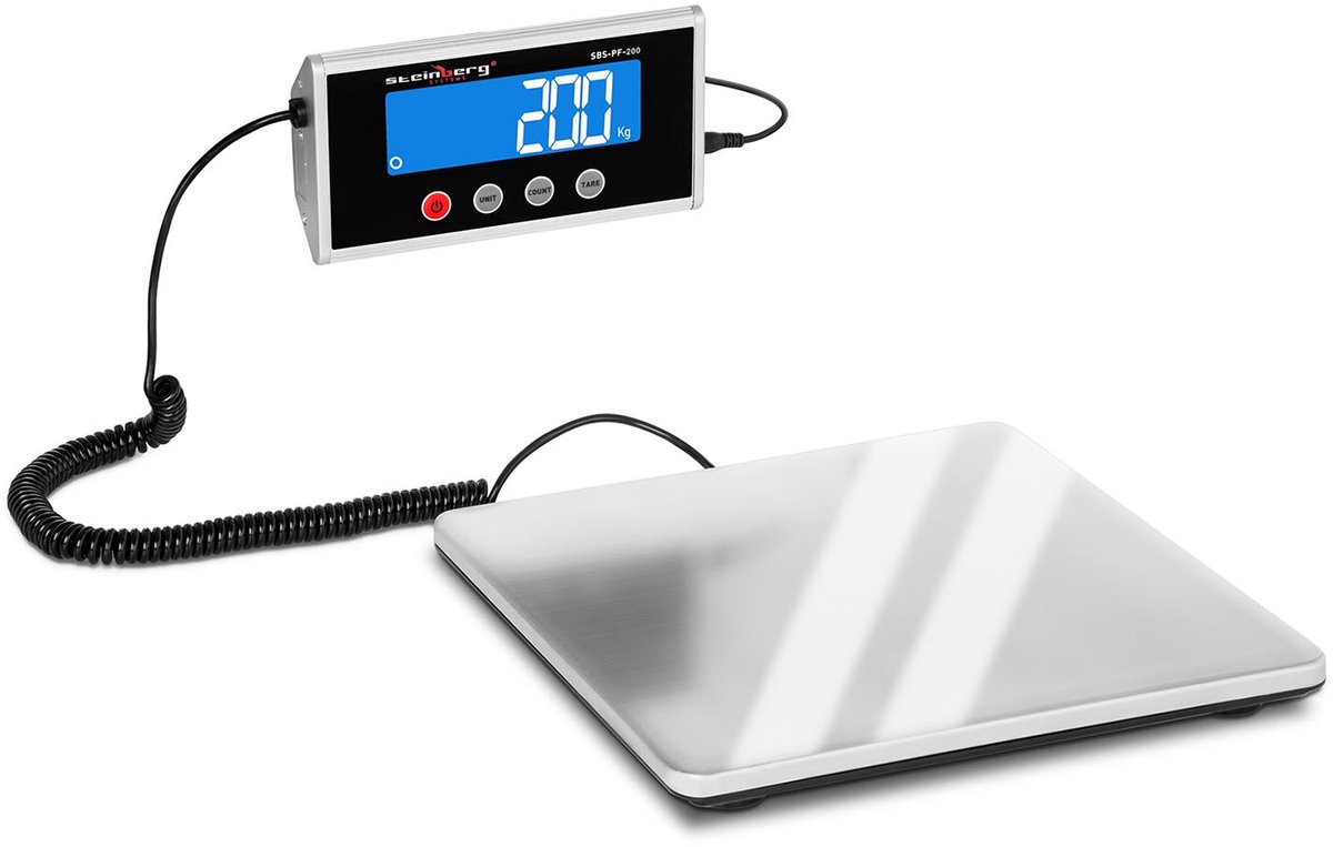Pakketweegschaal 200 kg / 100 g - Steinberg Systems