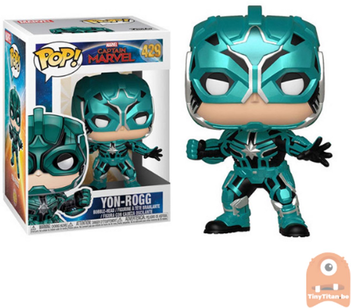 Pop Captain Marvel Yon Rogg Vinyl Figure