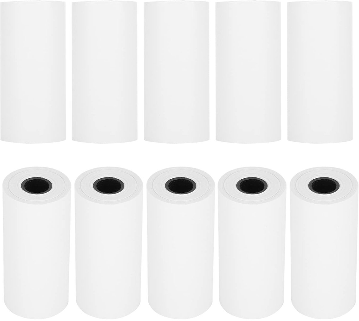 Dailygoods- Printerpapier A4 Wit - Thermisch Papier - Set van 10 Rollen - Eenvoudig te Installeren - Hoge Definitie Afdrukken - Geschikt voor Kindercamera