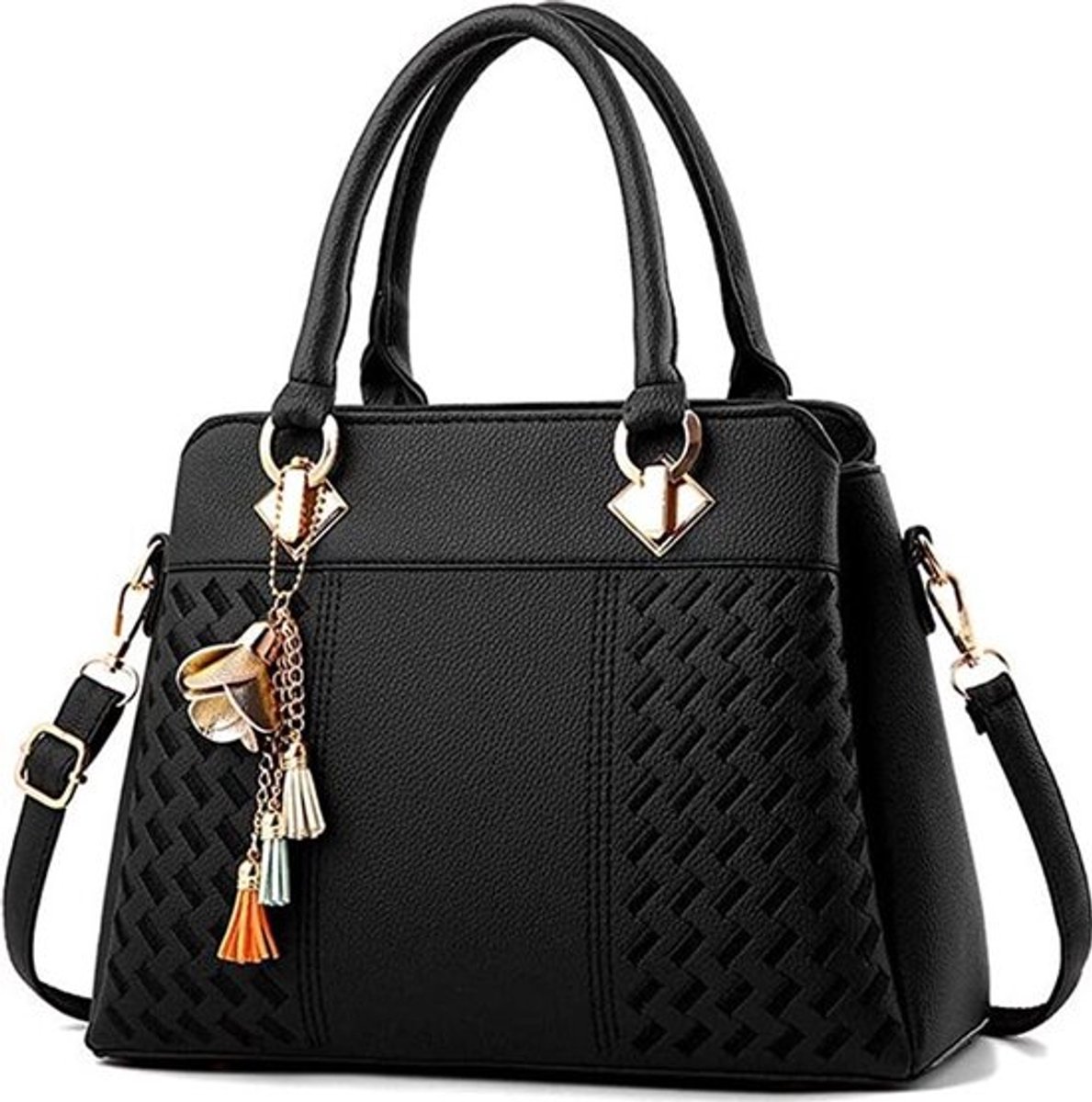 Damesportemonnee, crossbodytas, handtas, designertas, tas van imitatieleer