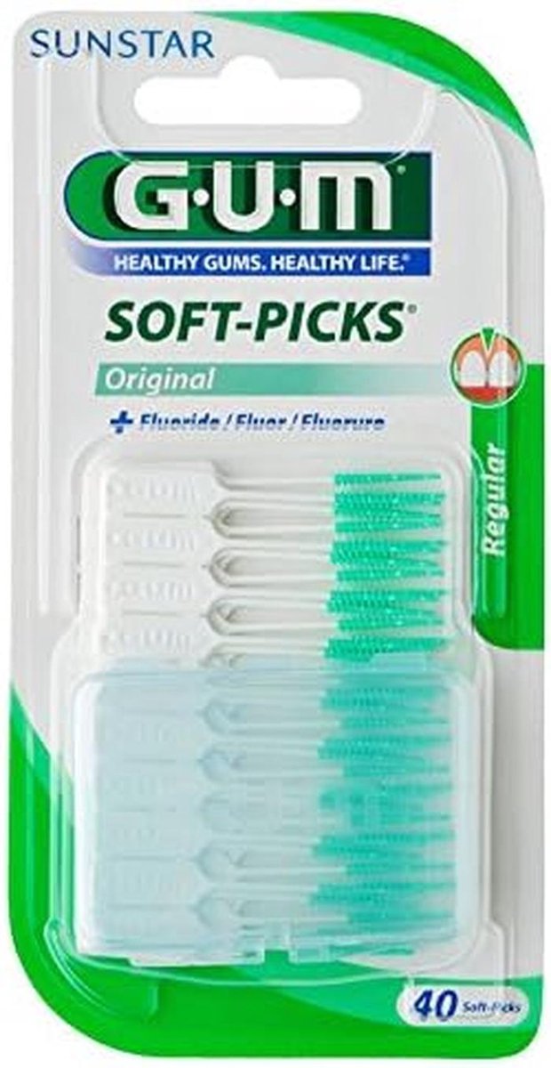 Interdentale Borstels - Tandenstokers - Mondhygiëne Verbeteren - Flexibel Ontwerp - 40 Stuks - Blauw