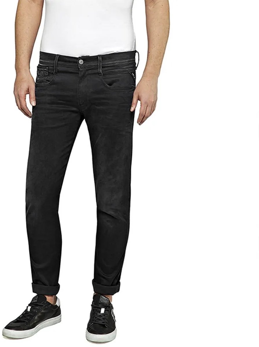 Replay M914 Anbass Spijkerbroek Zwart 27 / 32 Man