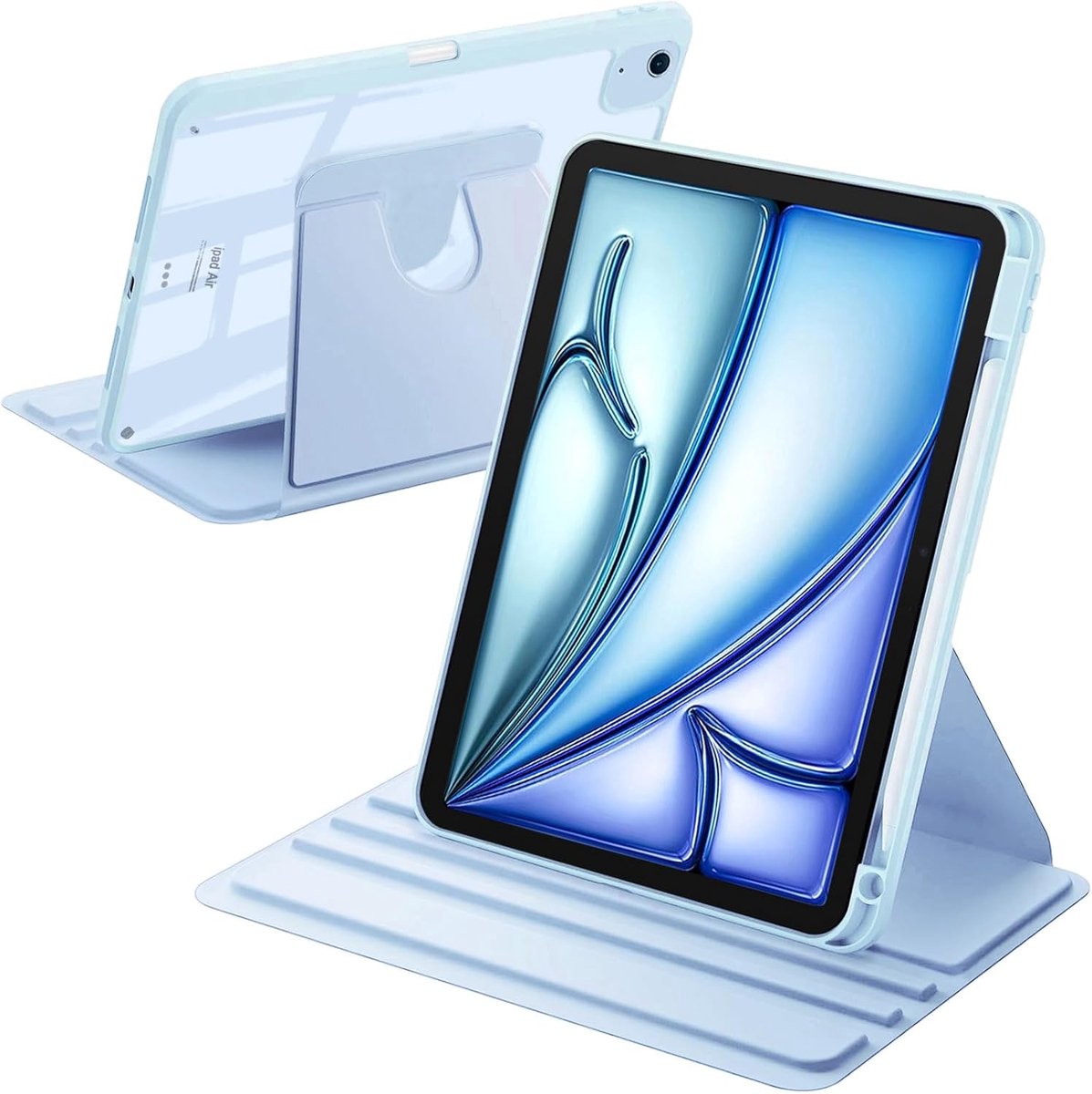 Tablethoes - Beschermhoes - Tablet Beschermen - 360 Graden Draaibaar - 11 Inch - Hemelsblauw