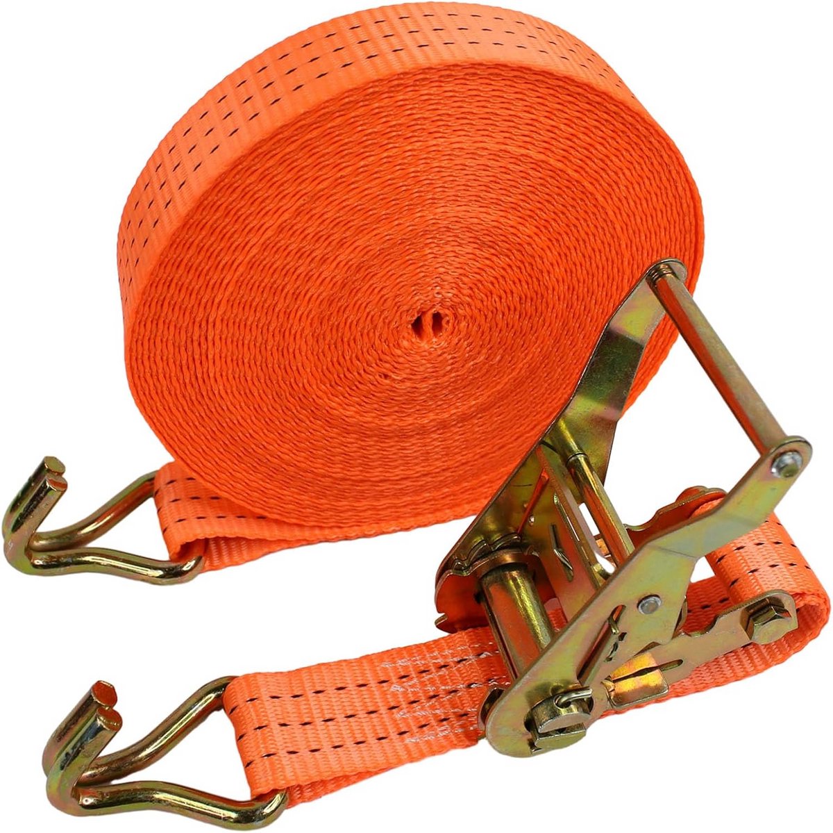 Heavy Duty Ratelriemen - Tie-Down Ratchet Straps met J Hook voor vrachtwagens auto's motorfietsen fietsen - 15 m