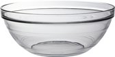 Duralex Gigogne Serie - Transparante Saladeschaal - 2400 ml - Schokbestendig - Stapelbaar