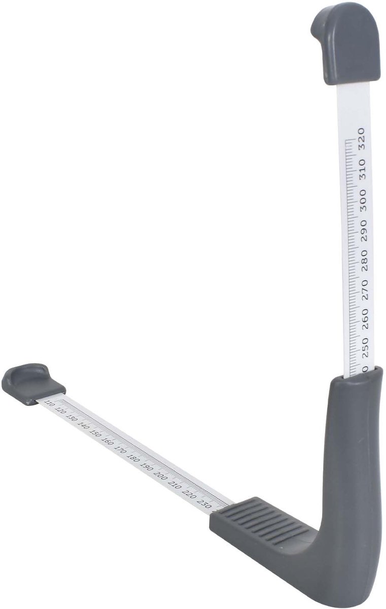 Dailygoods- Schoenmaatmeter Telescopisch - Draagbaar Meetapparaat - Voet- en Binnenschoenmeter - Meetbereik 110-320mm - Lichtgewicht Design - Nauwkeurige Resultaten - Voetmeter