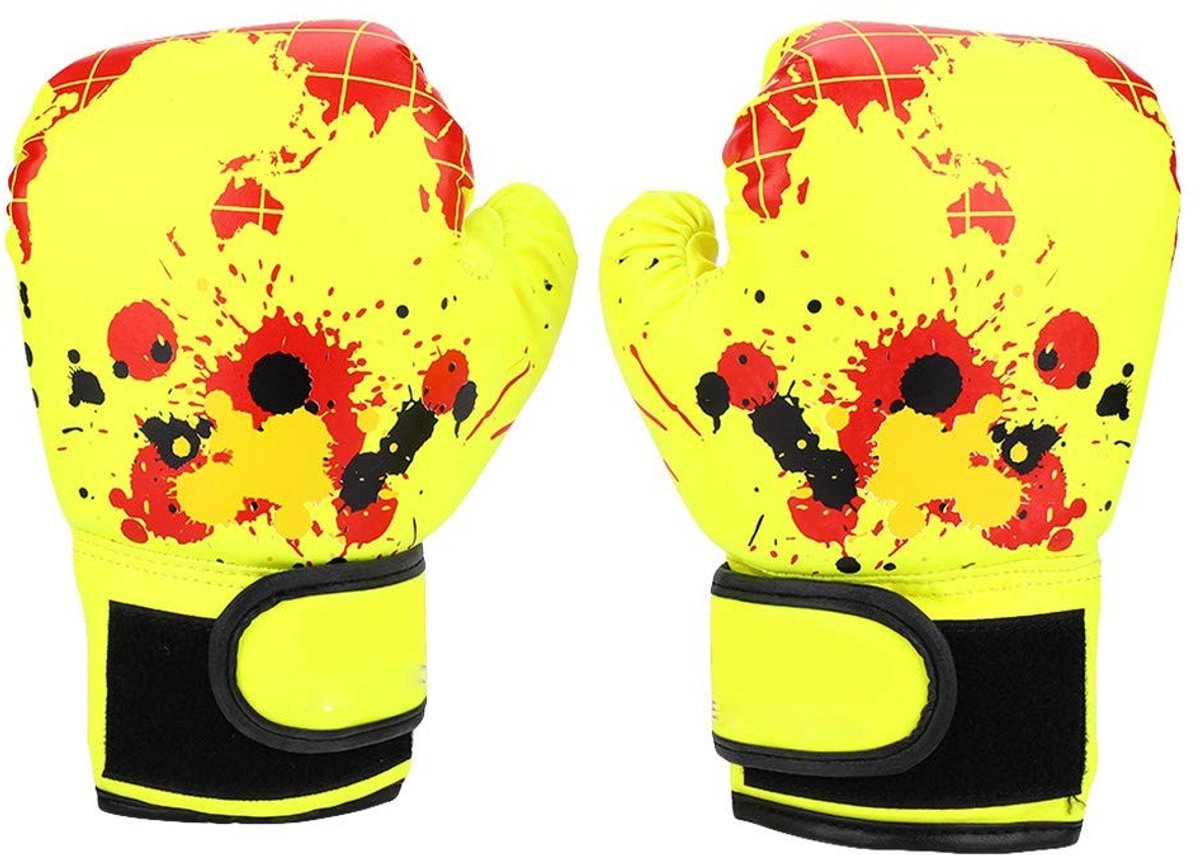 Dailygoods- Bokshandschoenen Kinderen - Hoogwaardig PU-leer - MMA/Kickboksen - Sparring/Training - Slijtvast/Duurzaam - Tevredenheidsgarantie - Vechtsporthandschoenen