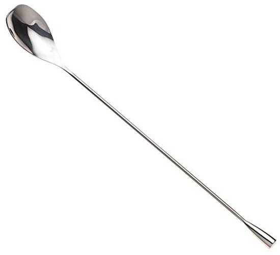 Staaflepel - Mixlepel Barlepel - Cocktails Maken - Massieve Schacht - 30 cm - Zilver — afbeelding 4
