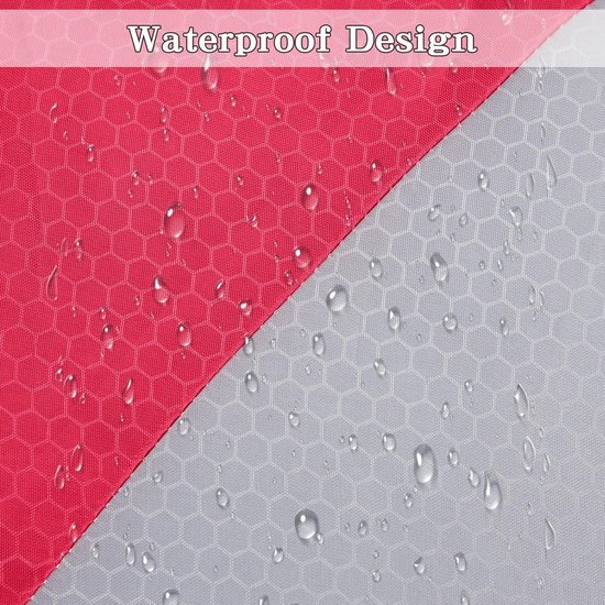 Slaapzak 3-4 seizoenen - Kampeerzak - Outdoor kamperen - Waterdichte buitenlaag - 220 x 75 cm - Rood — afbeelding 4