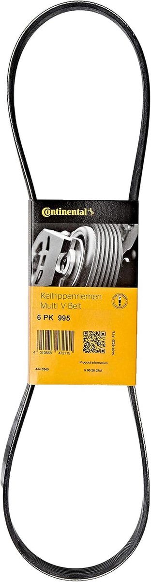 Aandrijfriem - V-snaar - Auto Onderhoud - Duurzaam EPDM Materiaal - 6PK995 - Zwart