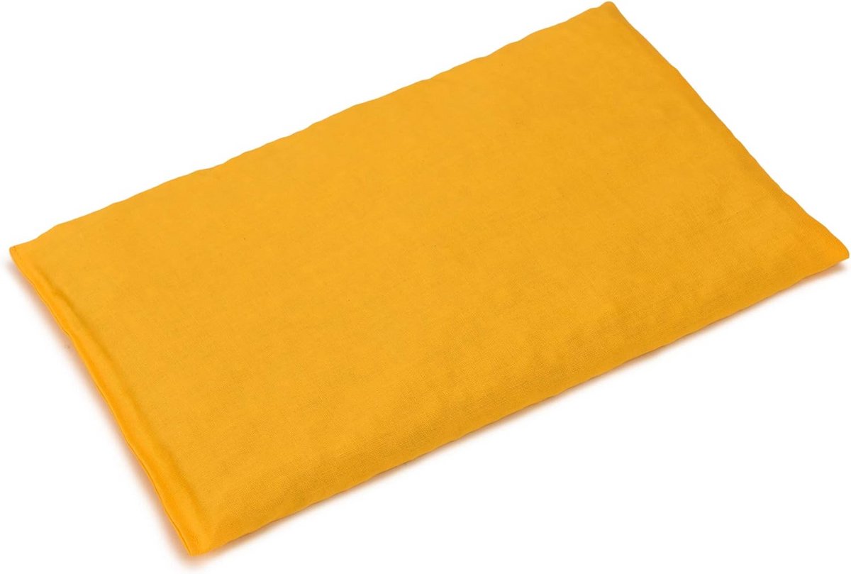 Korrelkussen - Warmtekussen Koudkussen - Ontspanning en Welzijn - Magnetron Oven Koelkast Vriezer - 30 x 20 cm - Oranje