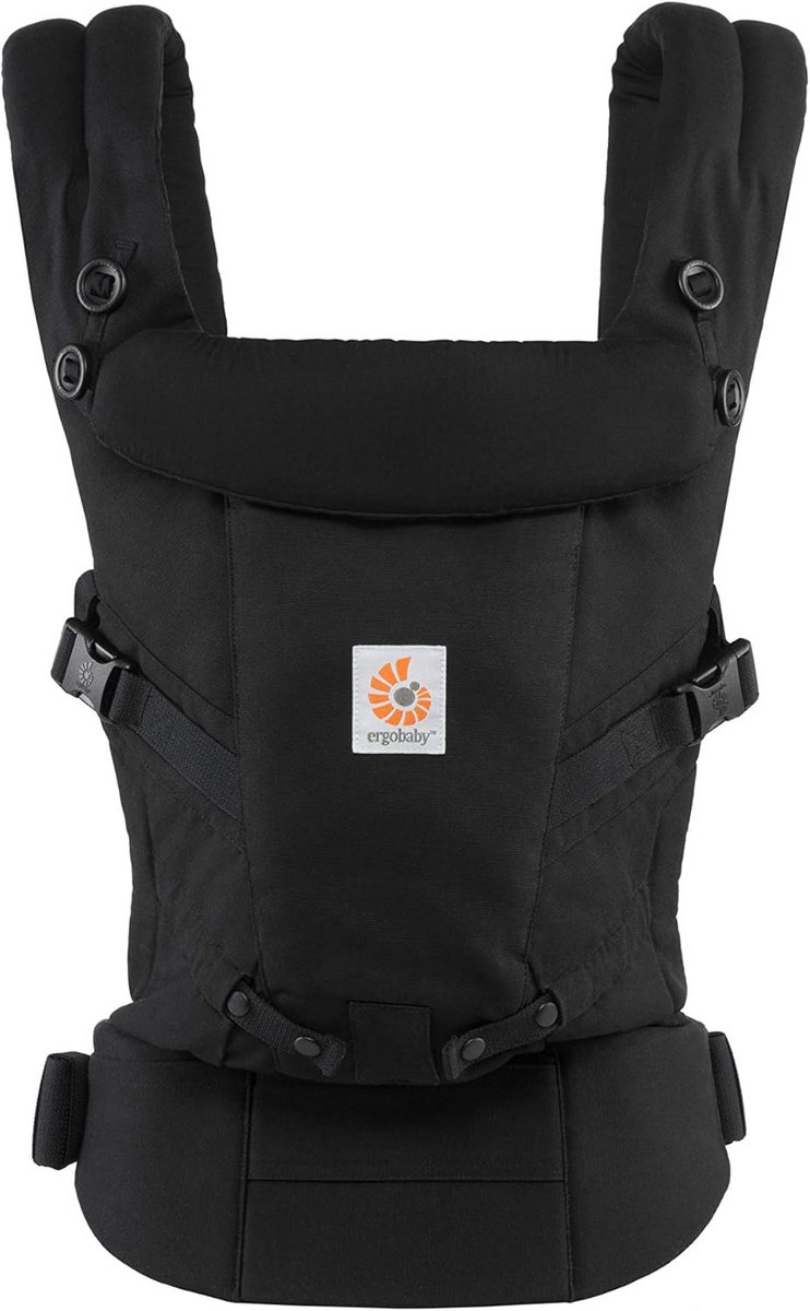 Baby Draagzak - Draagzak Baby - Comfortabel Dragen - Verstelbare Zitpositie - 3-20 kg - Zwart