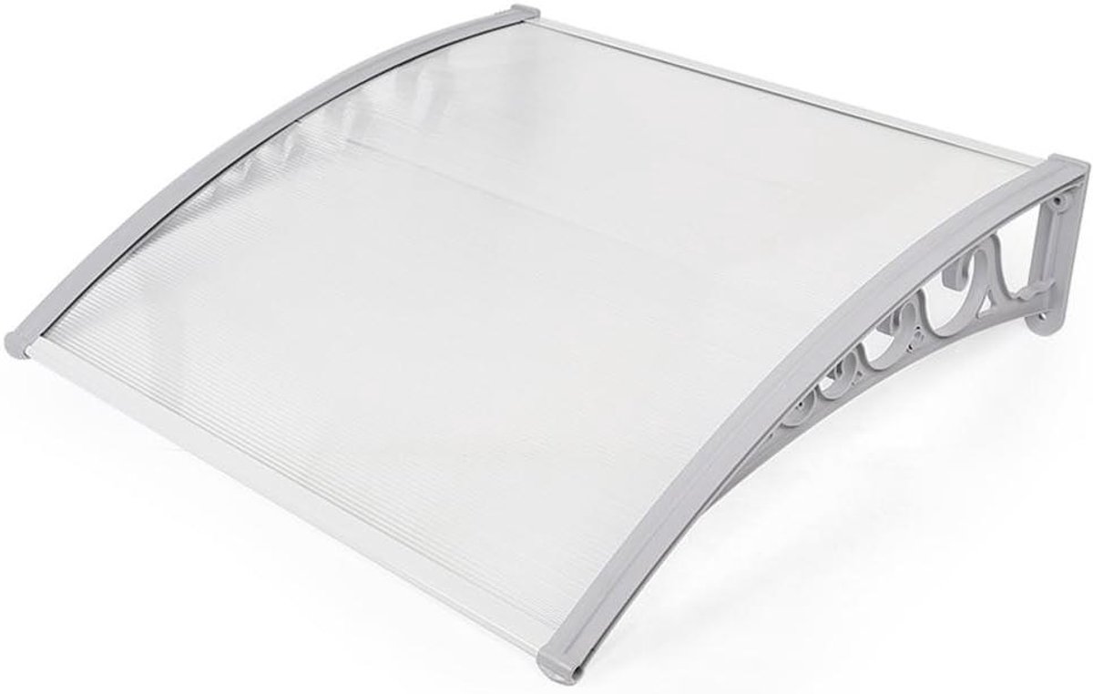Deuroverkapping - Regenscherm Luifel - Voordeur Bescherming - UV Bestendig - 100 x 100 cm - Transparant