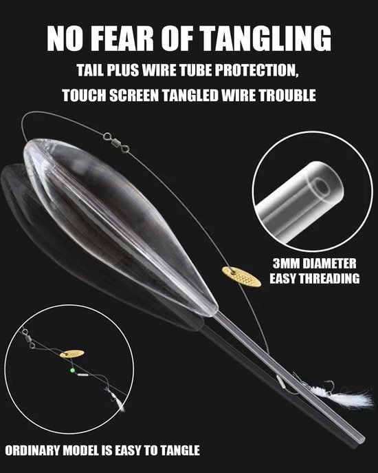 Hengel Accessoires Set - Dobber Set - Forel Vissen - Langzaam Zinkend - 7 Delig 8-30g - Zilver — afbeelding 2