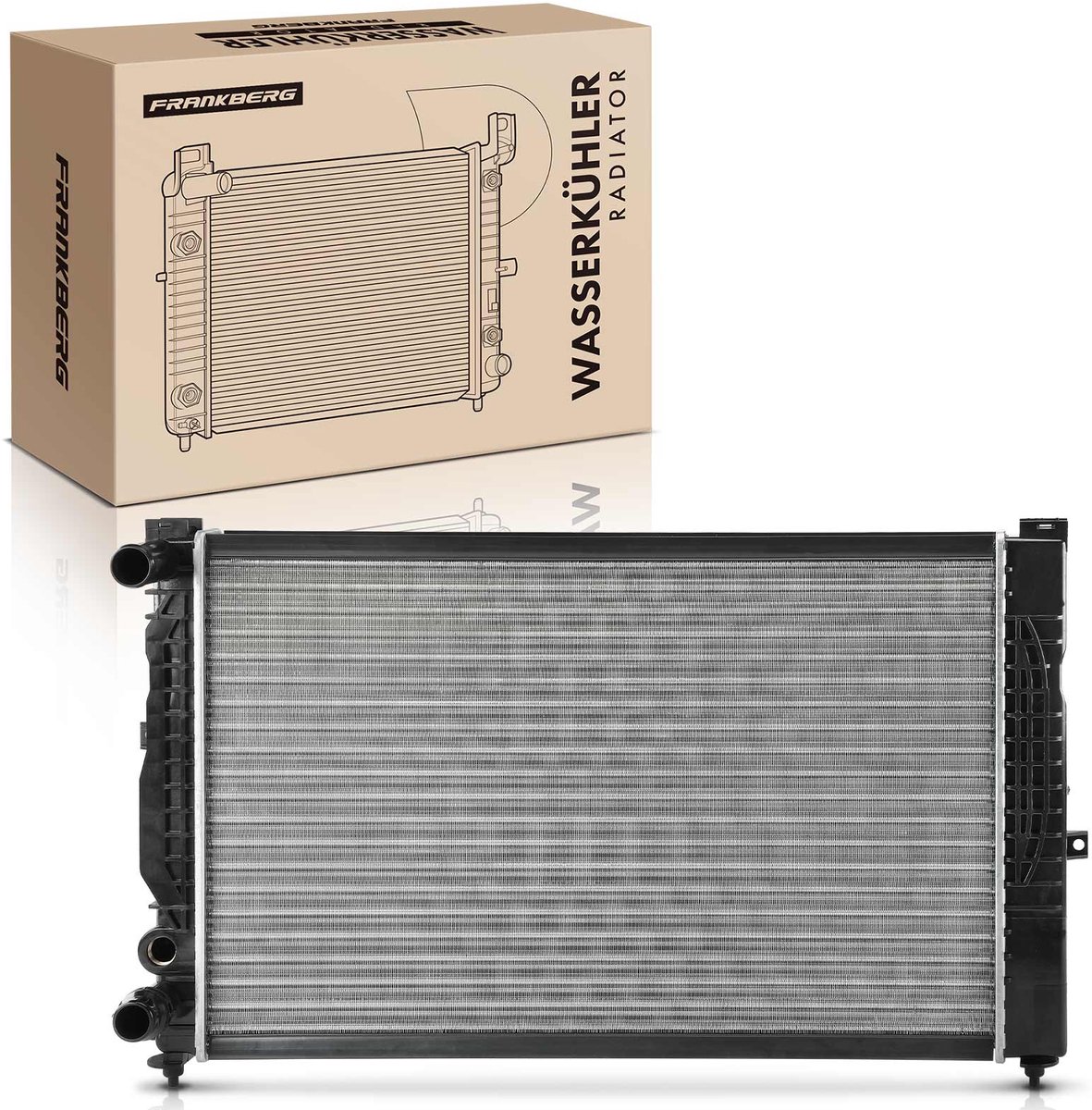 Frankberg 1x radiator waterkoeler motorkoeler voor VW Passat 3B2 Audi