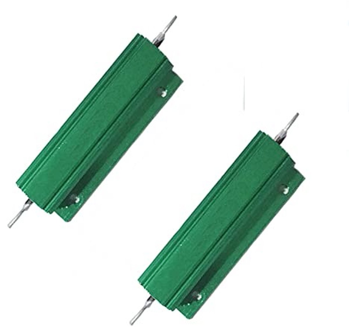 Store_8 - Aluminium Behuizing Weerstand - 100W 150 Ohm - Goede warmteafvoer - Groene kleur - Wirewound Weerstand - Geschikt voor AC/DC toepassingen...