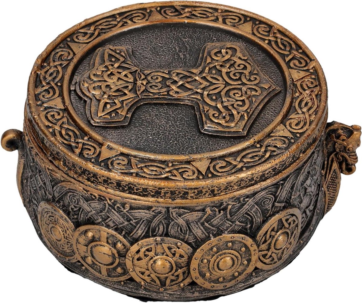 Scheepskist - Viking opbergdoos - Historische decoratie - Thor