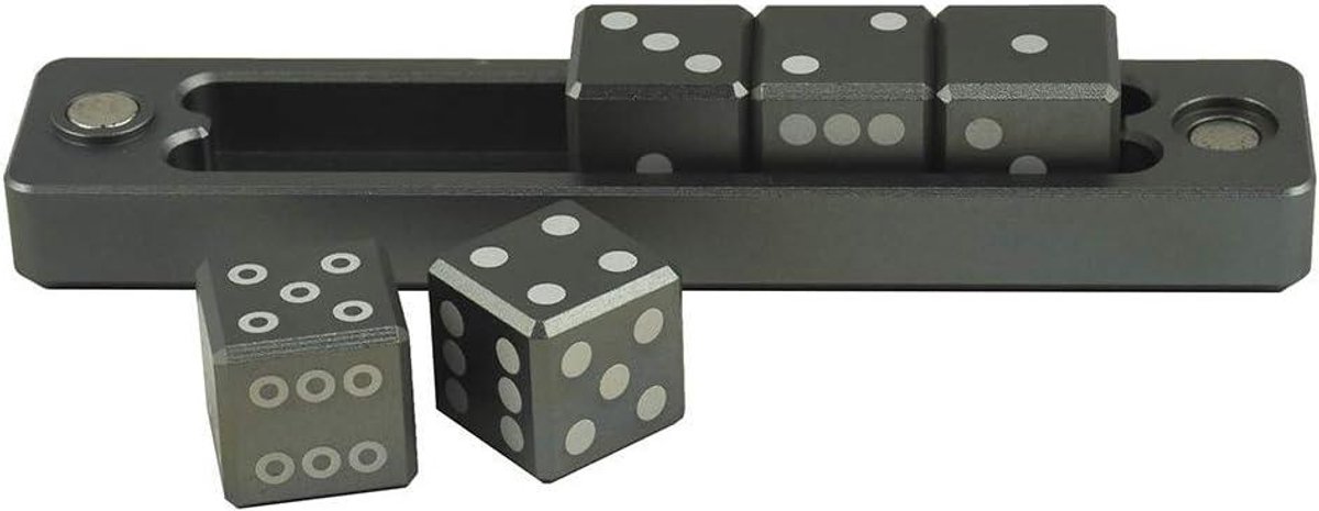 Dobbelstenen Set - Spelonderdelen - Rollenspellen - Zeszijdig - 5 stuks - Zwart