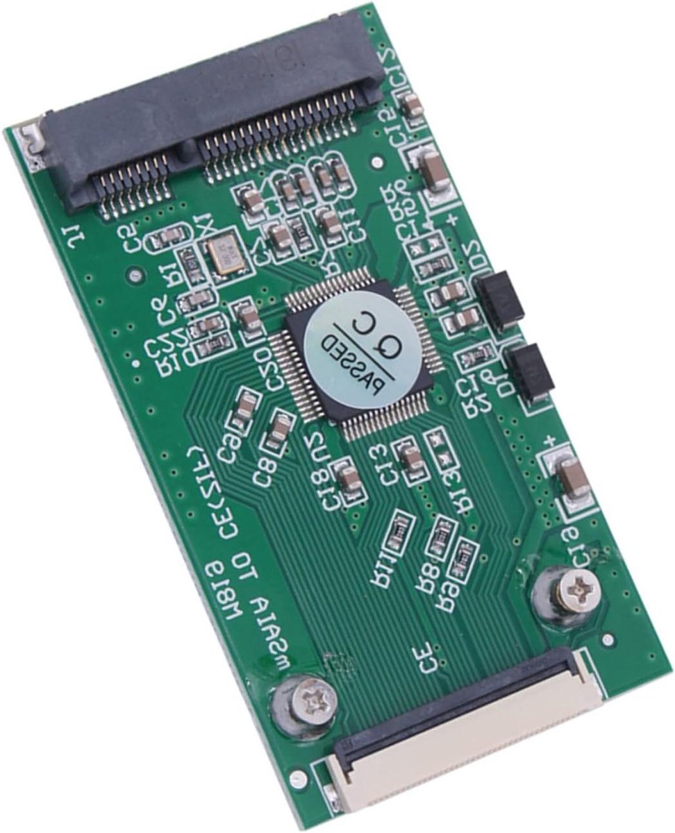Msata Adapter - SSD Converter - Data Overzetten - CE ZIF Interface - 1.8 inch - Groen